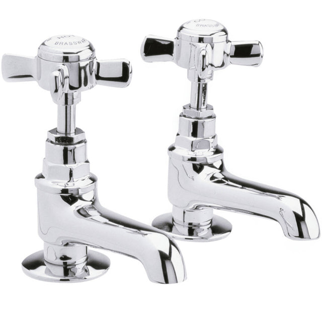 Nuie Beaumont Basin Pillar Taps Chrome I321XE