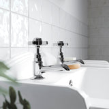 Nuie Beaumont Basin Pillar Taps Chrome I321XE LS