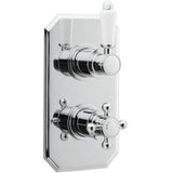 Nuie Victorian Traditional 1 Outlet Thermostatic Concealed Shower Valve Chrome ITY316