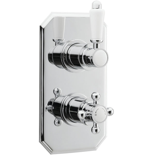 Nuie Victorian Traditional 1 Outlet Thermostatic Concealed Shower Valve Chrome ITY316