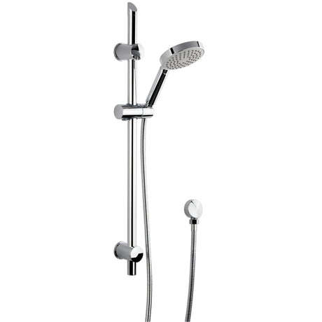 Nuie Single Function Round Sliding Rail Kit & Elbow Outlet Chrome JTY004