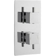 Nuie Square 1 Outlet Thermostatic Concealed Shower Valve Chrome JTY301