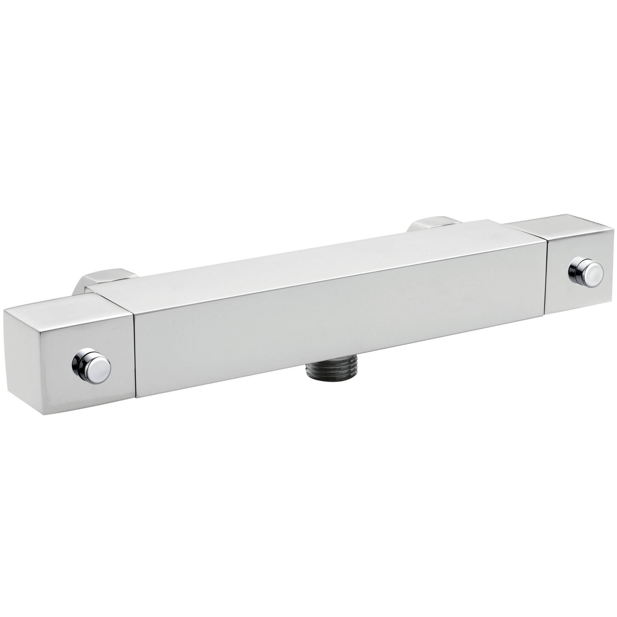 Nuie Square Thermostatic Exposed Bar Shower Valve Chrome JTY316