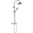 Nuie Round 2 Outlet Exposed Thermostatic Shower Chrome JTY375