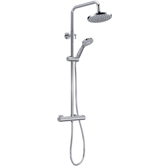 Nuie Round 2 Outlet Exposed Thermostatic Shower Chrome JTY375
