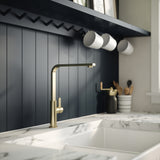 Nuie Churni Single Lever Kitchen Mixer Tap Brushed Brass KCH805SL LS2