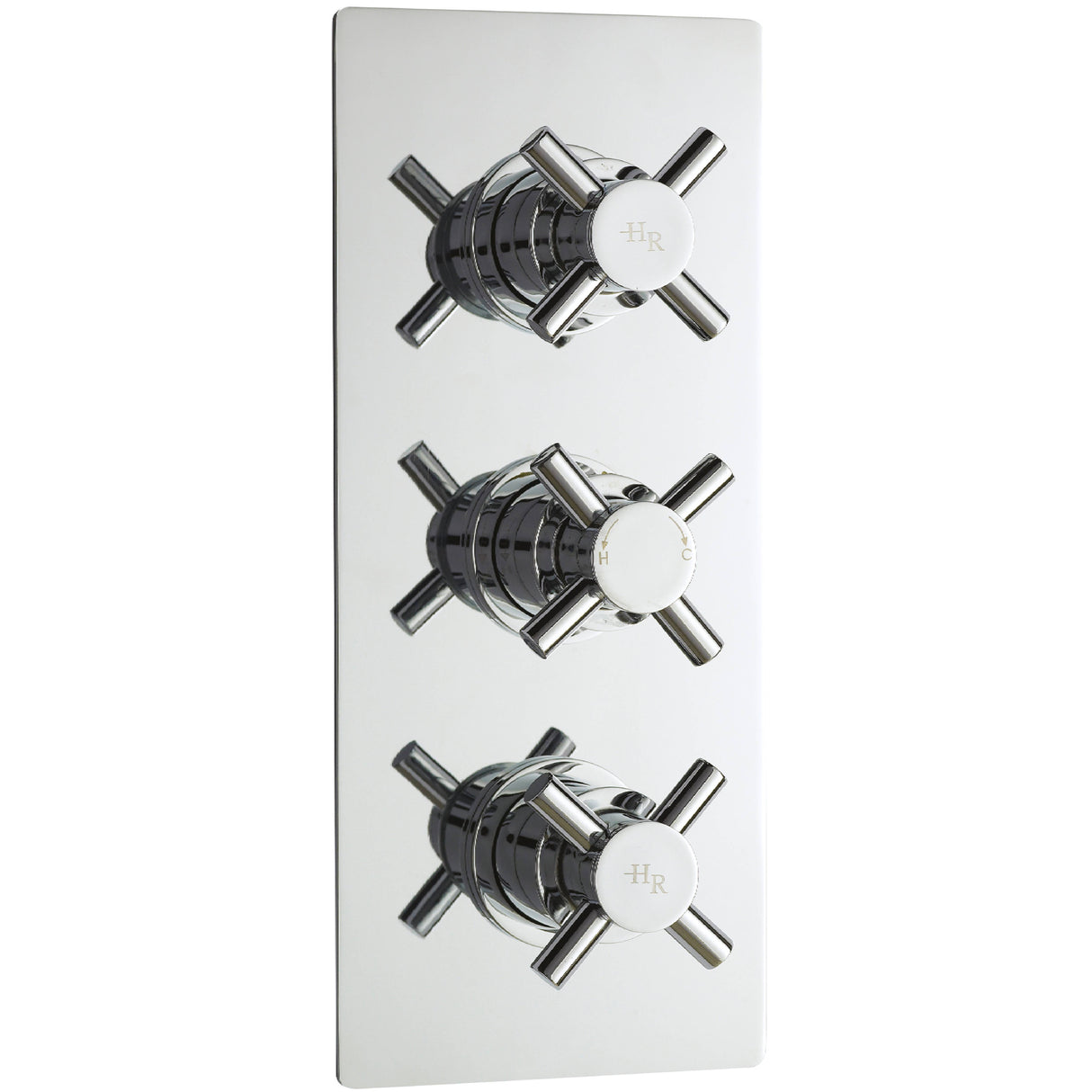 Hudson Reed Tec Crosshead 3 Outlet Thermostatic Concealed Shower Valve With Diverter Chrome KRI3023
