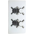 Hudson Reed Tec Crosshead 2 Outlet Thermostatic Concealed Shower Valve With Diverter Chrome KRI3207