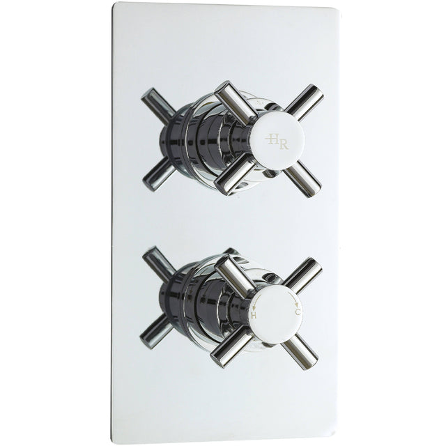 Hudson Reed Tec Crosshead 1 Outlet Thermostatic Concealed Shower Valve Chrome KRI3210