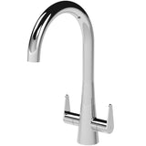 Nuie Samir Dual Lever Kitchen Mixer Tap Chrome KSA305DL