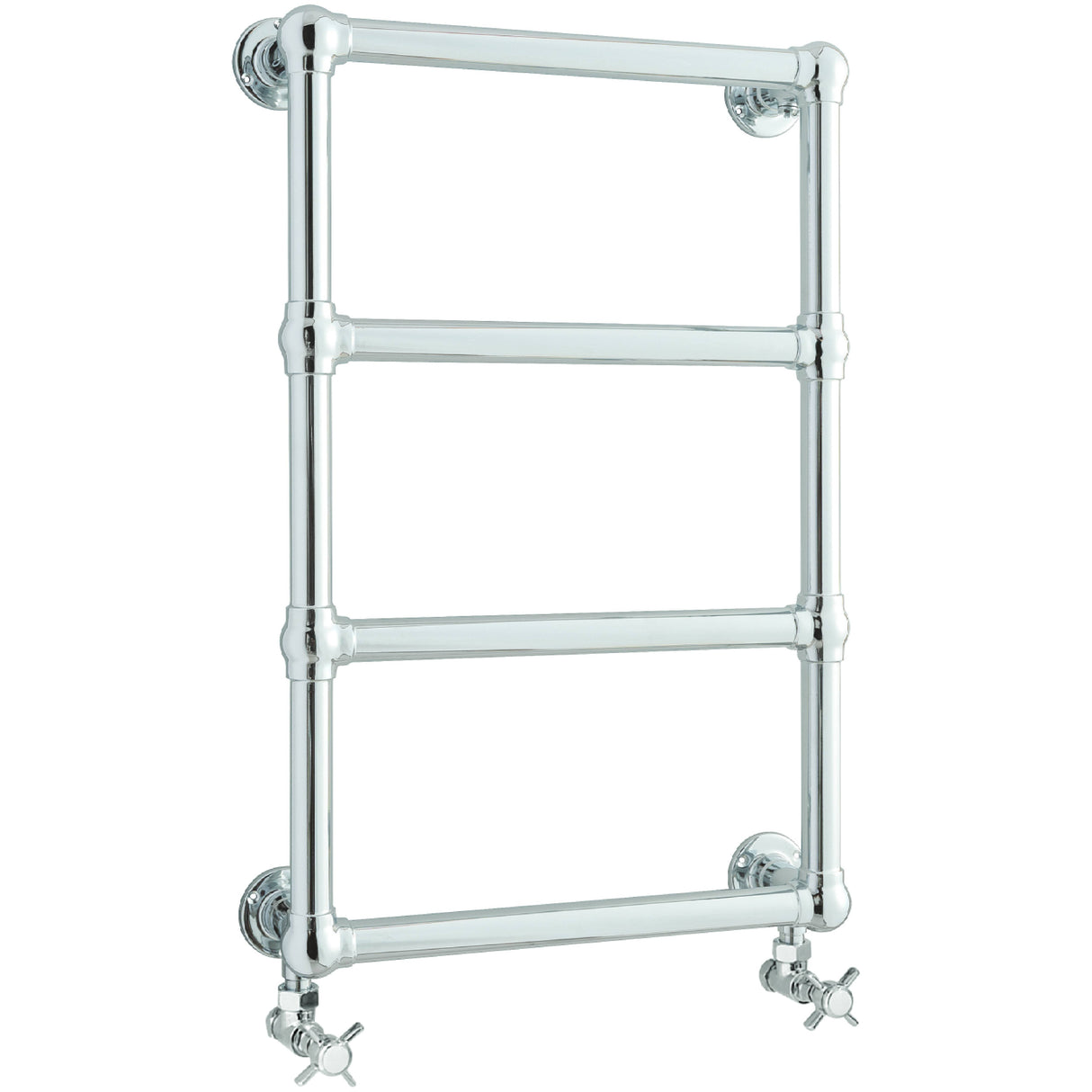 Hudson Reed Epsom Wall Mounted Heated Towel Rail H748 x W498mm Chrome LDR005