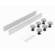 Nuie Leg & Plinth Set For 700-900mm Square & Rectangular Trays Gloss White LEG1W