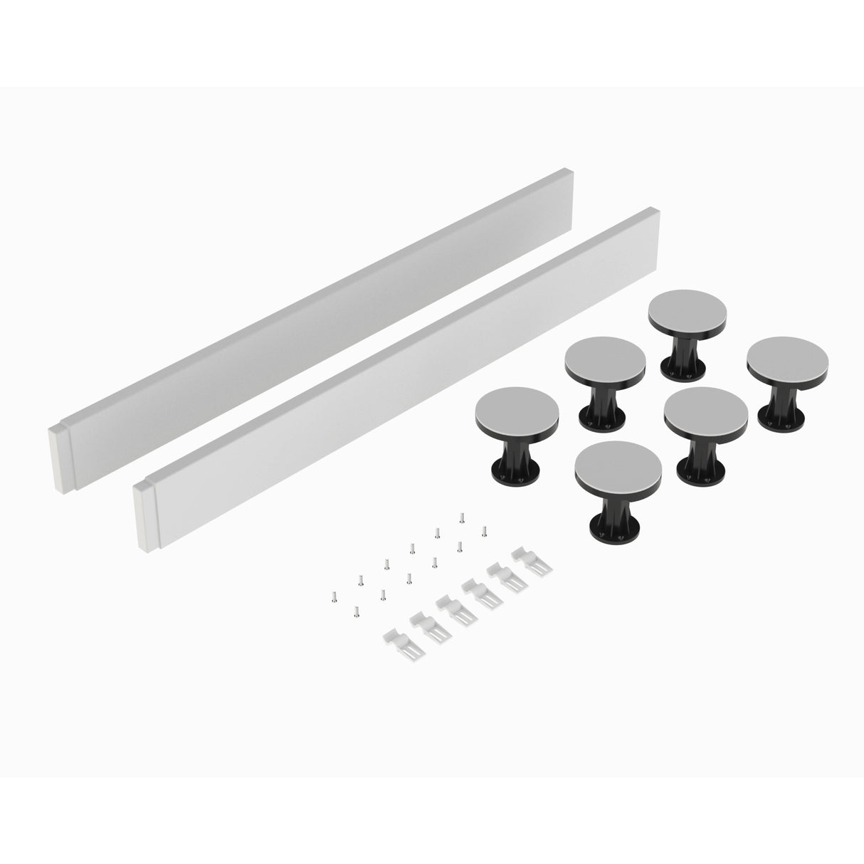 Nuie Leg & Plinth Set For 700-900mm Square & Rectangular Trays Gloss White LEG1W