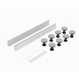 Nuie Leg & Plinth Set For 1000mm Square & Rectangular Trays Gloss White LEG2W