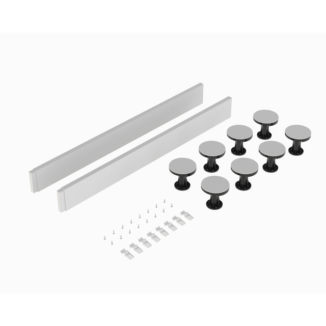 Nuie Leg & Plinth Set For 1000mm Square & Rectangular Trays Gloss White LEG2W