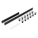 Nuie Leg & Plinth Set For 1300-1800mm Rectangular & Walk-In Trays Grey Slate LEG4S