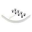 Nuie Leg & Plinth Set For 1000-1200mm Quadrant & Offset Quadrant Trays Gloss White LEG6W