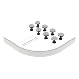 Nuie Leg & Plinth Set For 1000-1200mm Quadrant & Offset Quadrant Trays Gloss White LEG6W