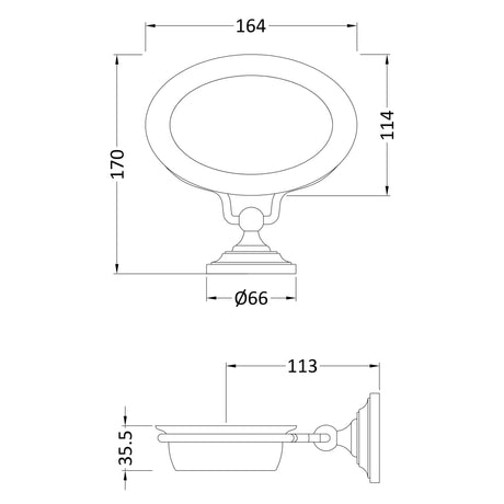 Nuie Soap Dish LH303 LD