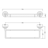 Hudson Reed Gallery Shelf 536mm  LH305 LD