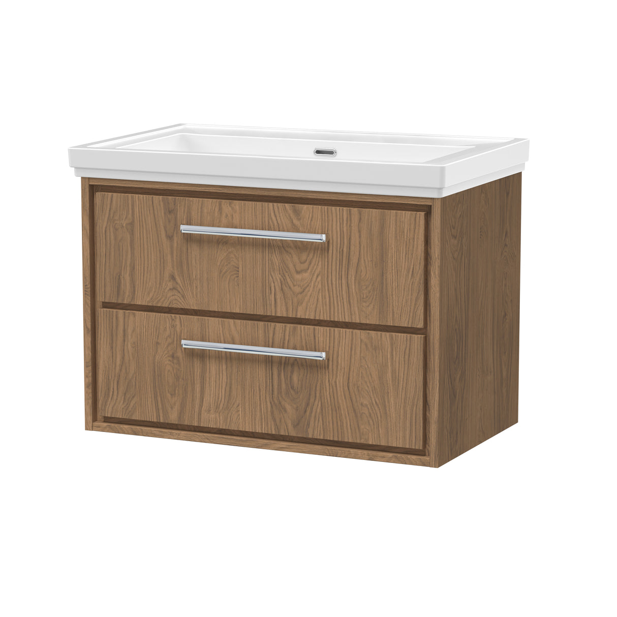 Hudson Reed Lille 800mm Wall Hung 2 Drawer Vanity Unit & Basin