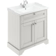 Old London 800mm Freestanding Vanity Unit & Basin, 2 Door Timeless Sand LOF405