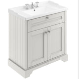 Old London 800mm Freestanding Vanity Unit & Basin, 2 Door Timeless Sand LOF435
