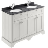Old London 1200mm Freestanding Vanity Unit & Basin, Round Bowl, 4 Door Timeless Sand LOF463