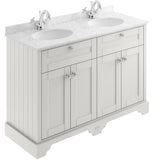 Old London 1200mm Freestanding Vanity Unit & Basin, Round Bowl, 4 Door Timeless Sand LOF465