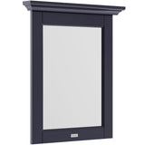 Old London Flat Mirror H694 x W600mm Twilight Blue LON313