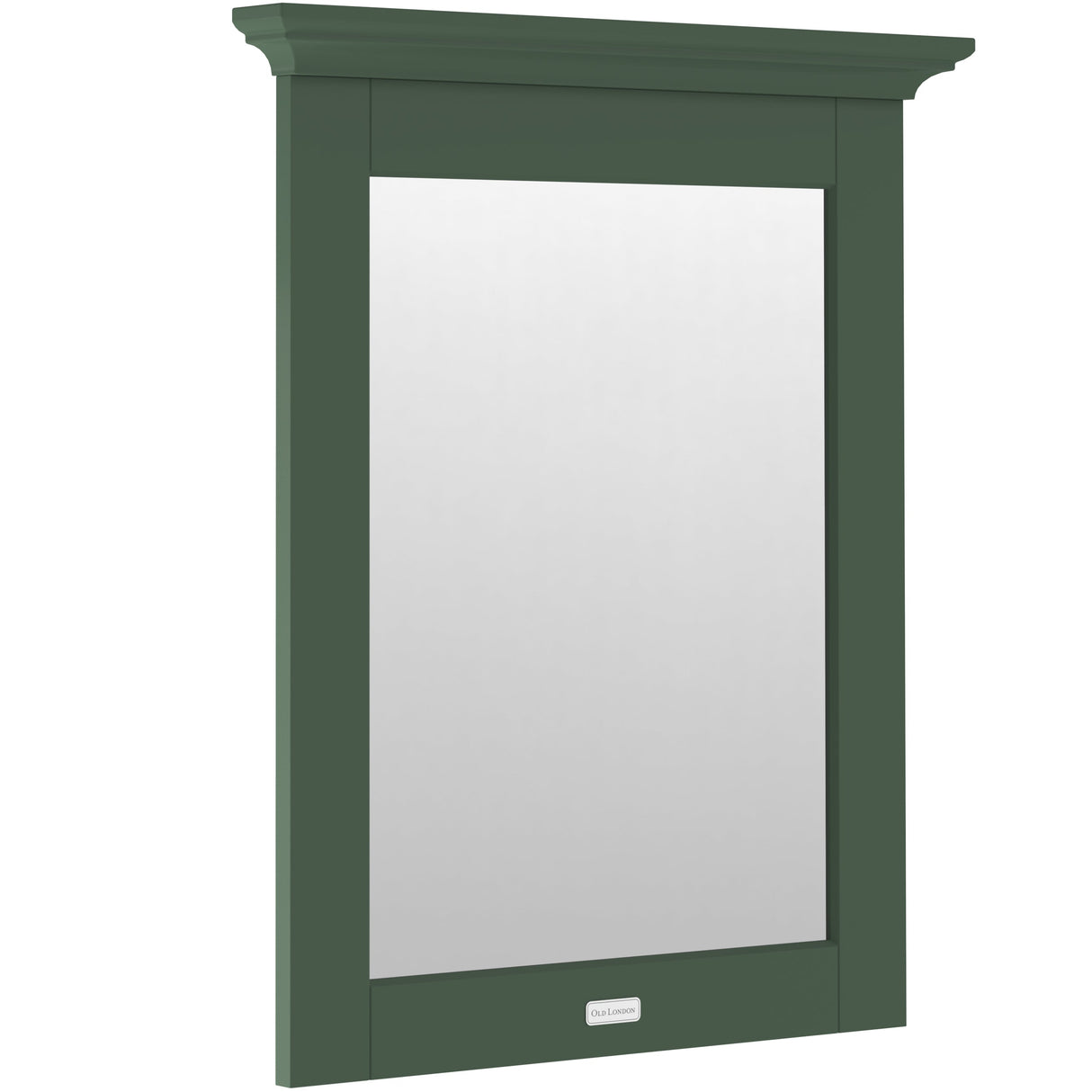 Old London Flat Mirror H694 x W600mm Hunter Green LON813