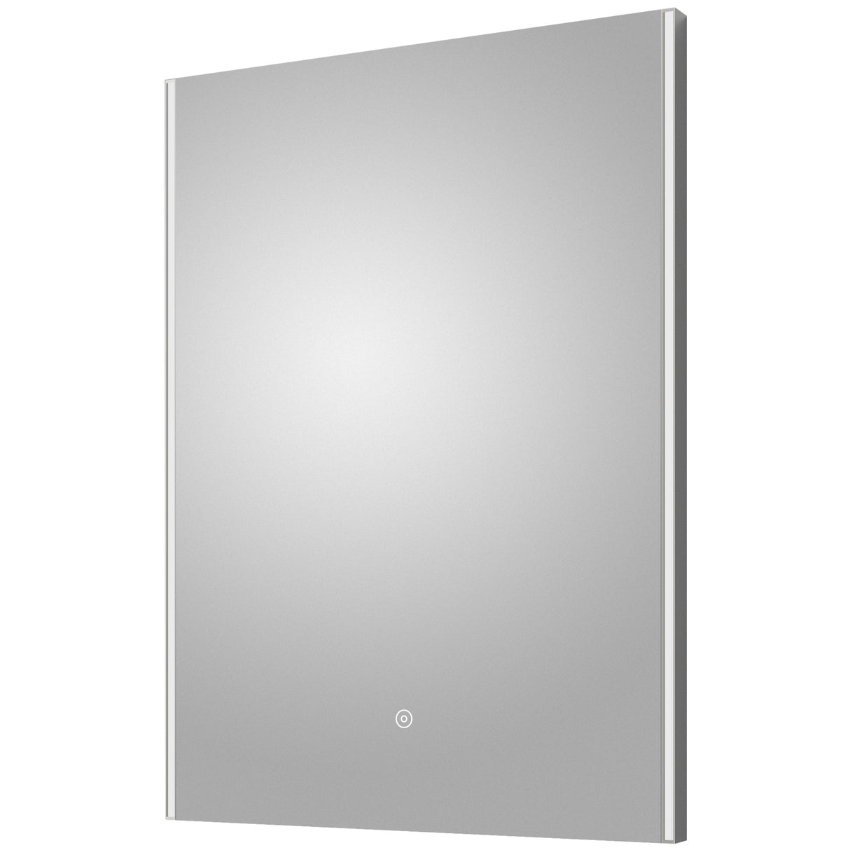 Nuie Anser LED Touch Sensor Bathroom Mirror H700 x W500mm Silver LQ503