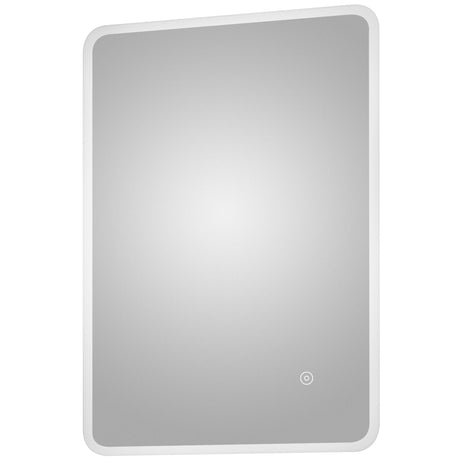 Nuie Lynx Ambient Lit LED Touch Sensor Mirror H700 x W500mm Silver LQ603