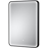 Nuie Pictor Rectangular LED Touch Sensor Inset Framed Mirror H700 x W500mm Black LQ731