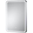 Nuie Pictor Rectangular LED Touch Sensor Inset Framed Mirror H700 x W500mm Chrome LQ733