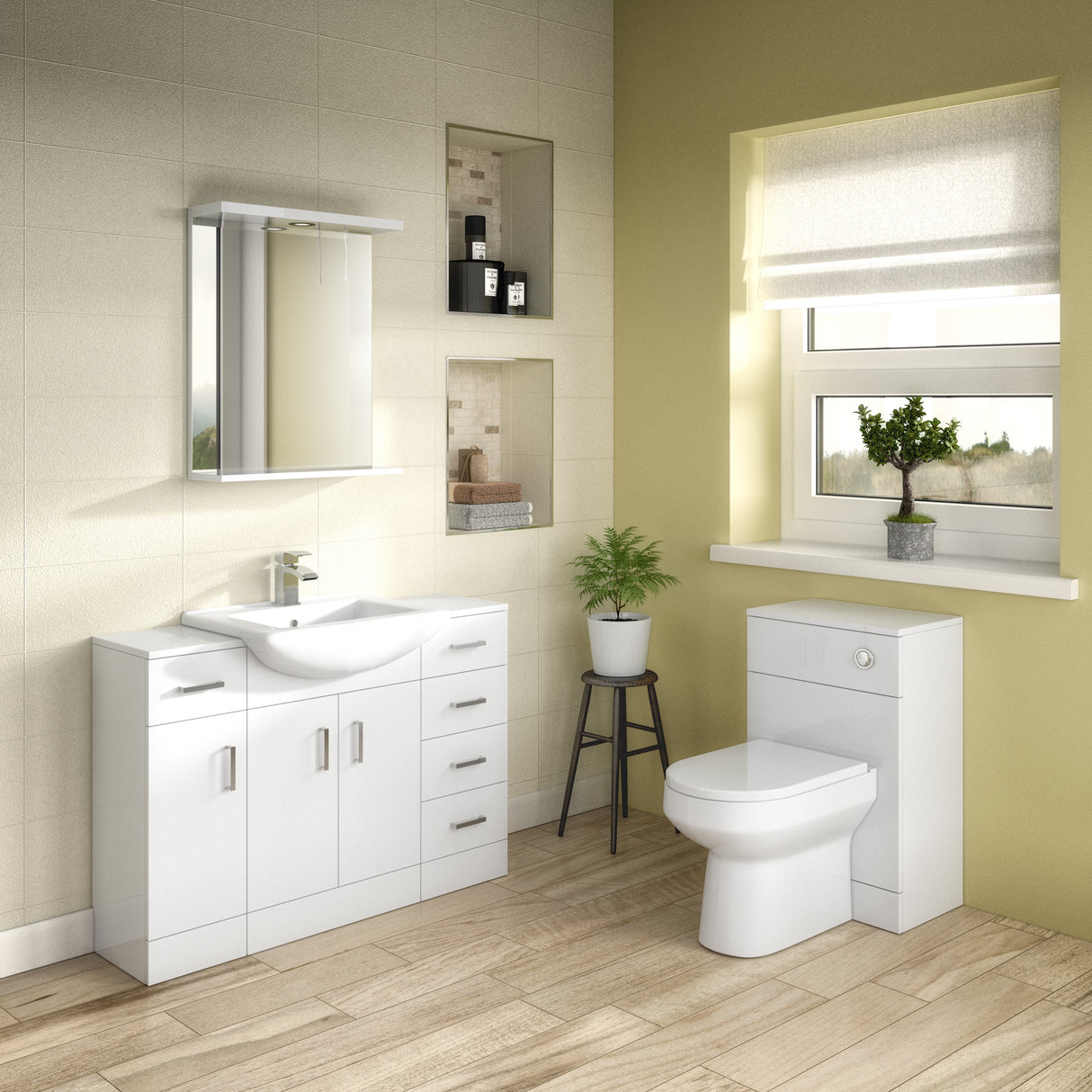 Mayford2 Furniture Gloss White LS