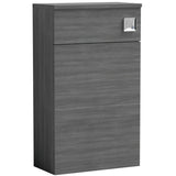 Nuie Athena WC Unit W500mm Anthracite Woodgrain MOD542