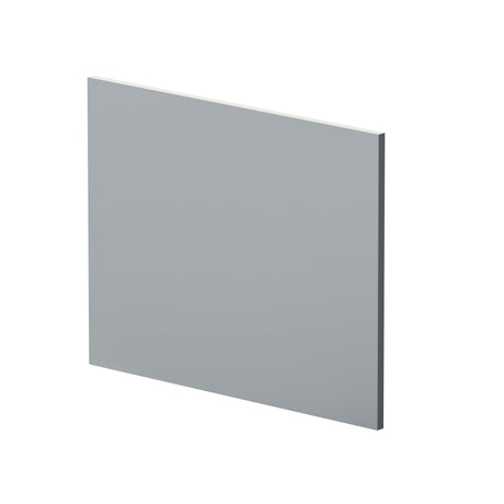 Nuie L-Shaped Shower Bath End Panel MDF/MFC Satin Grey MOF279