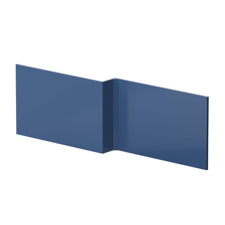 Nuie L-Shaped Shower Bath Front Panel MDF/MFC Satin Blue MOF373