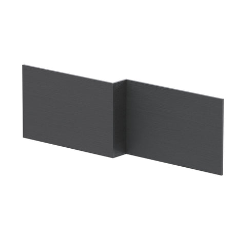 Nuie L-Shaped Shower Bath Front Panel MDF/MFC Graphite Grey MPC2235