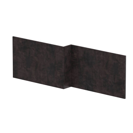 Nuie L-Shaped Shower Bath Front Panel MDF/MFC Metallic Slate MPC2635