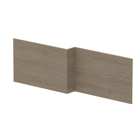 Nuie L-Shaped Shower Bath Front Panel MDF/MFC Solace Oak MPD2535