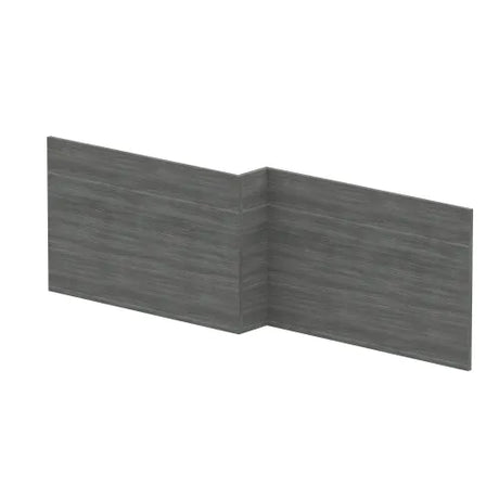Nuie L-Shaped Shower Bath Front Panel MDF/MFC Anthracite Woodgrain MPD535N