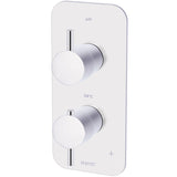 Meir 1 Outlet Thermostatic Concealed Shower Valve - Chrome MTV11-SET-C