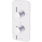 Meir 2 Outlet Thermostatic Concealed Shower Valve With Diverter - Chrome MTV22-SET-C