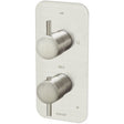 Meir 2 Outlet Thermostatic Concealed Shower Valve With Diverter - Brushed Nickel MTV22-SET-PVDBN