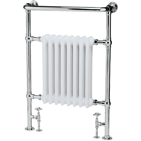 Hudson Reed Harrow Radiator & Heated Towel Rail H965 x W673mm White/Chrome MTY022