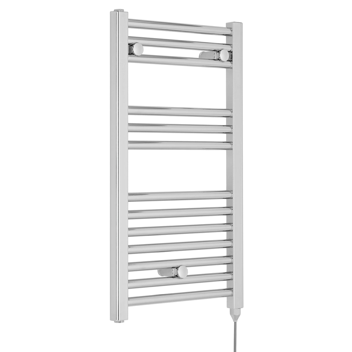 Nuie Ladder Electric Heated Towel Rail - 13 Round Rails - H720 x W400mm Chrome MTY150