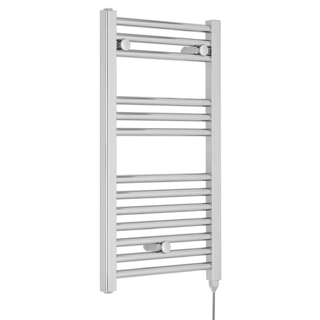 Nuie Ladder Electric Heated Towel Rail - 13 Round Rails - H720 x W400mm Chrome MTY150