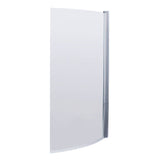 Nuie Curved B-Shaped Hinged Bath Screen - 6mm Glass (H1435 x W838-858mm) NBBS1